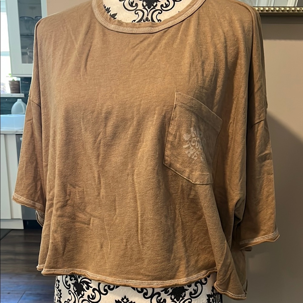 Casual Tan Women's Top